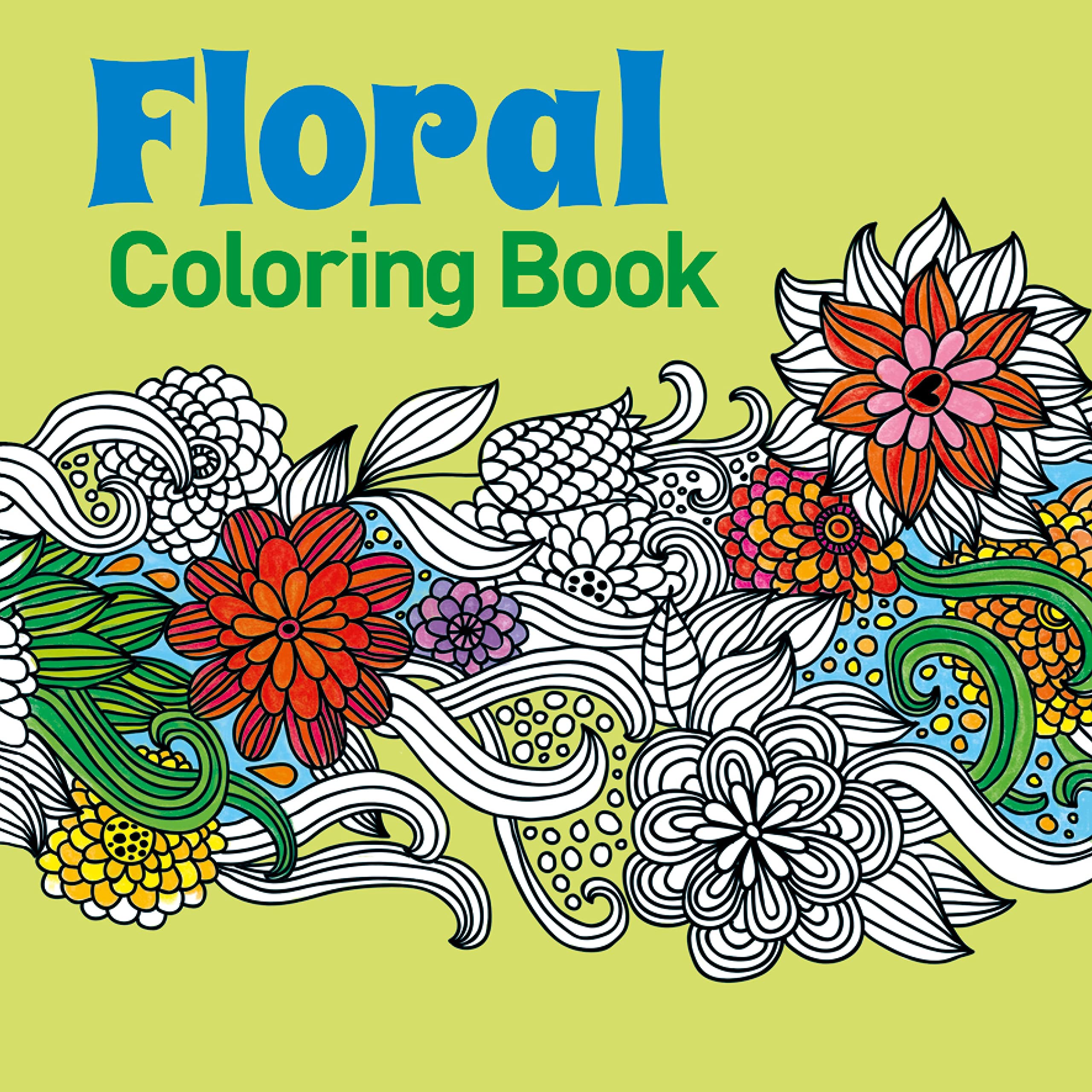 Floral Coloring Book | Green Valley Book Fair