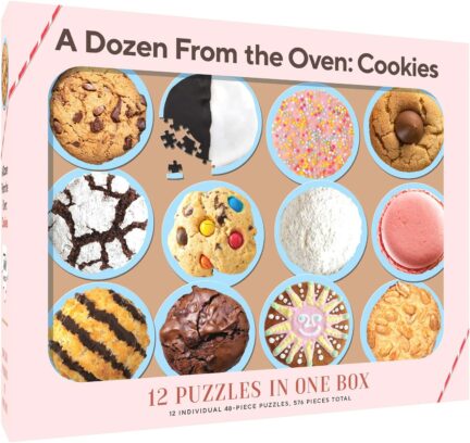A Dozen from the Oven Cookies - 12 Individual 48-Piece Puzzle, 576 Pieces Total