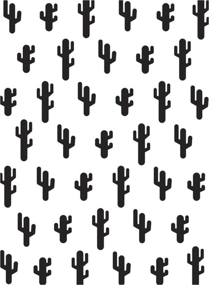 Embossing Folder Cacti Background