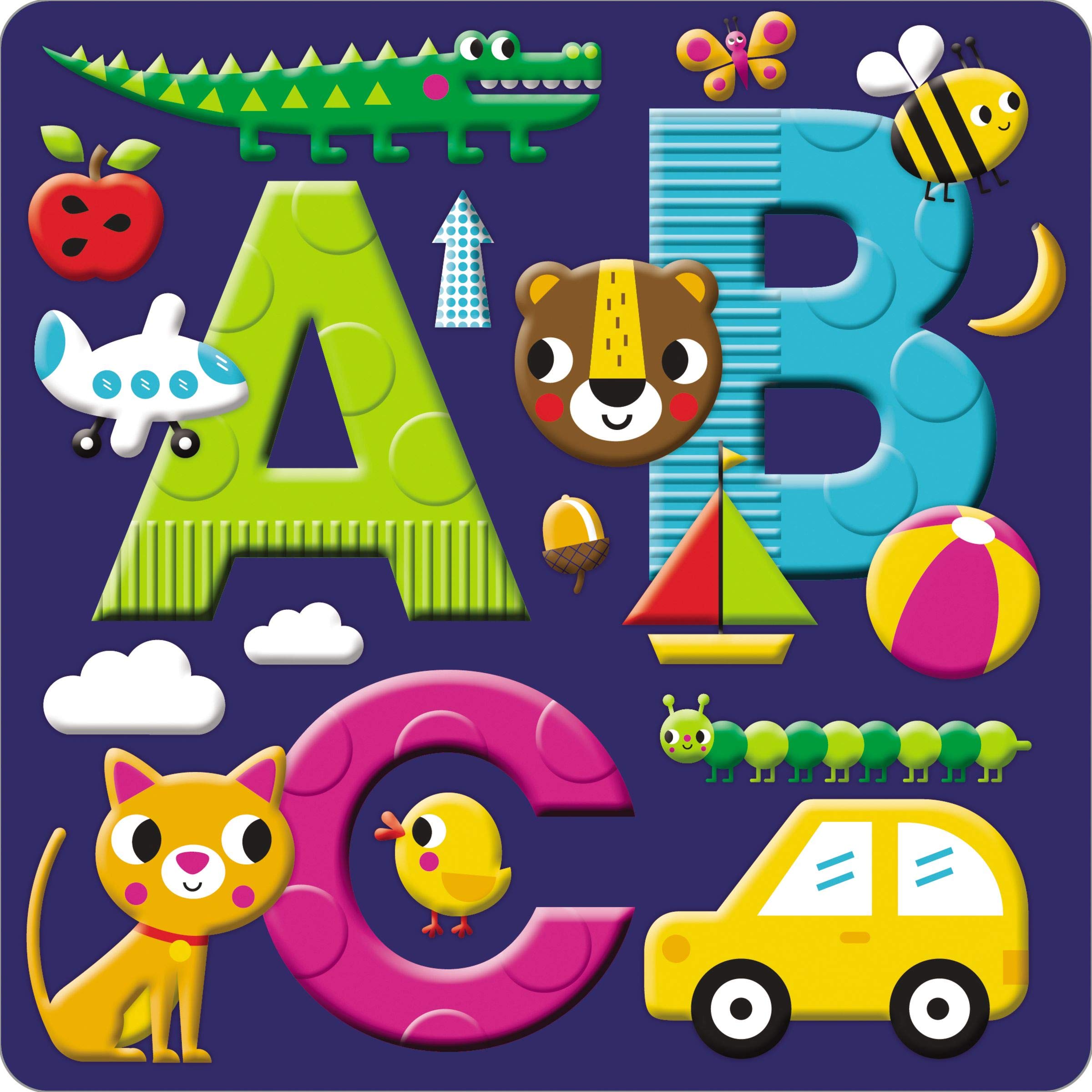 ABC: A fun ABC book with flaps and silicone cover | Green Valley Book Fair