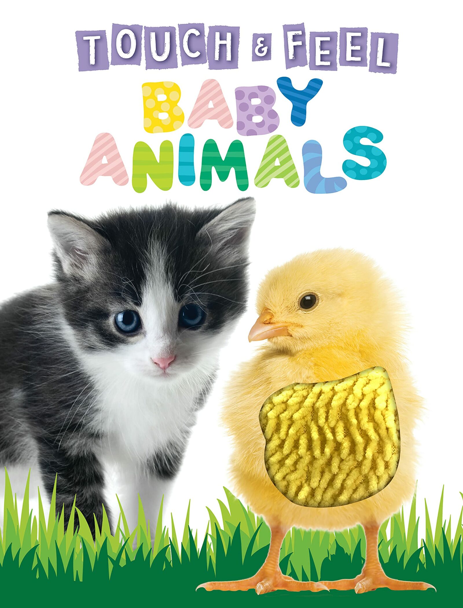 Touch & Feel Baby Animals Touch and Feel Sensory Board Book Green