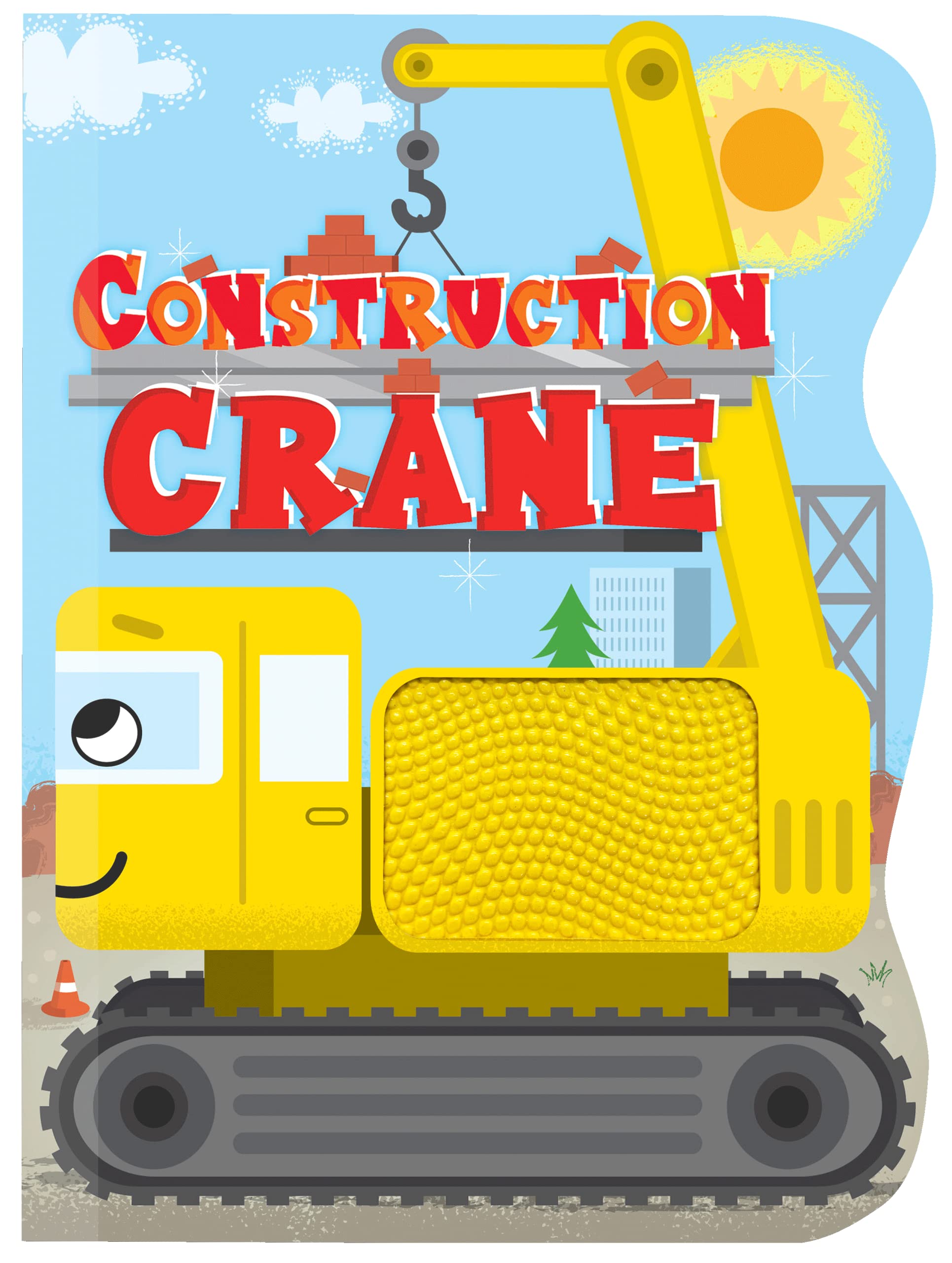 Construction Crane Touch and Feel Sensory Board Book Green Valley