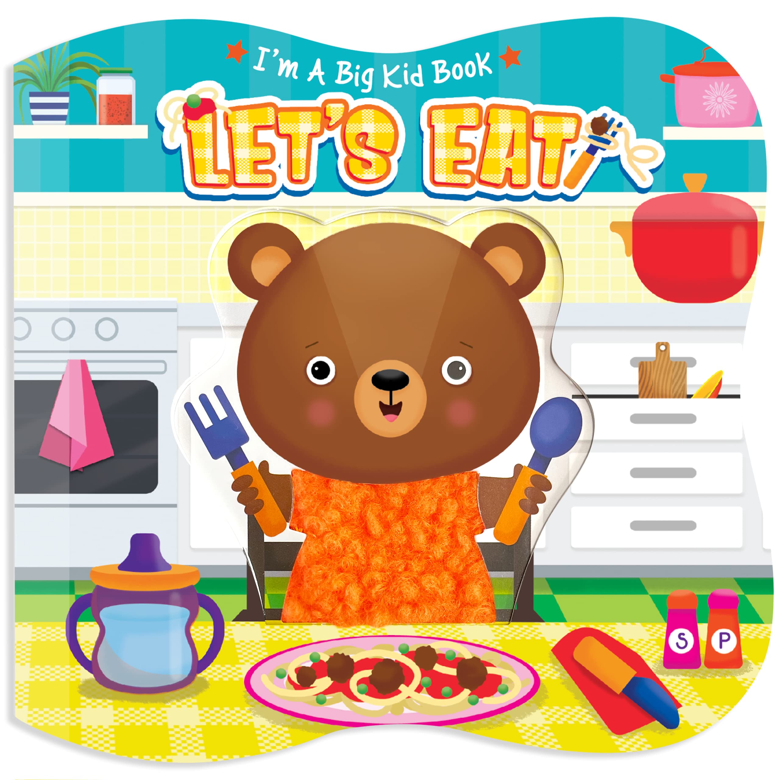 Let s eat i m a big kid book touch and feel sensory board book