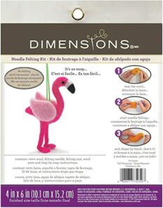 Tall Flamingo Needle Felting Kit