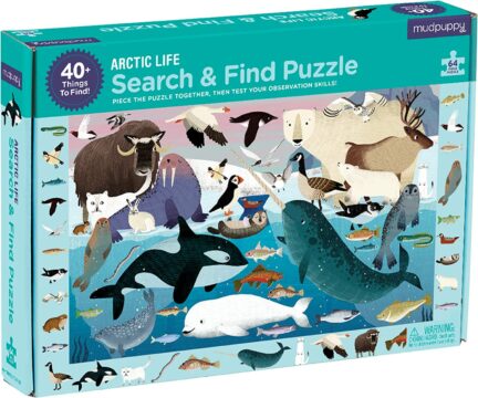 Arctic Life 64 Piece Search and Find Puzzle