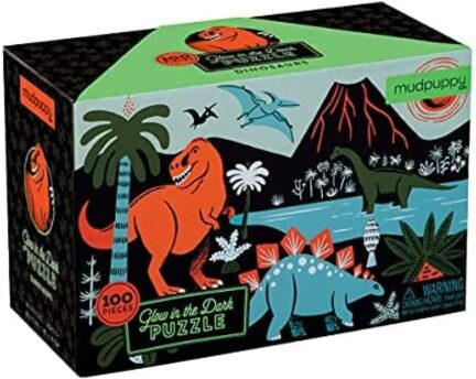 Dinosaurs 100 Piece Glow in the Dark Puzzle