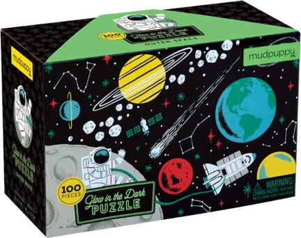 Outer Space 100 Piece Glow in the Dark Puzzle