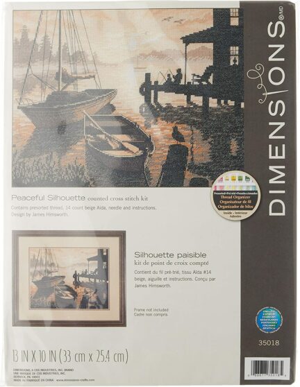 Peaceful Silhouette Counted Cross Stitch Kit
