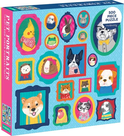 Pet Portraits 500 Piece Puzzle