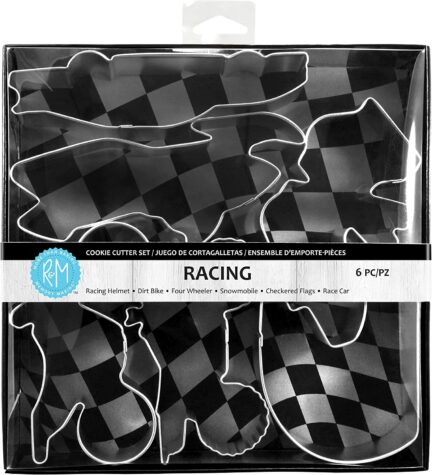 Racing Cookie Cutter Set 6 Pieces