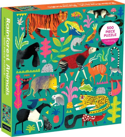 Rainforest Animals 500 Piece Puzzle