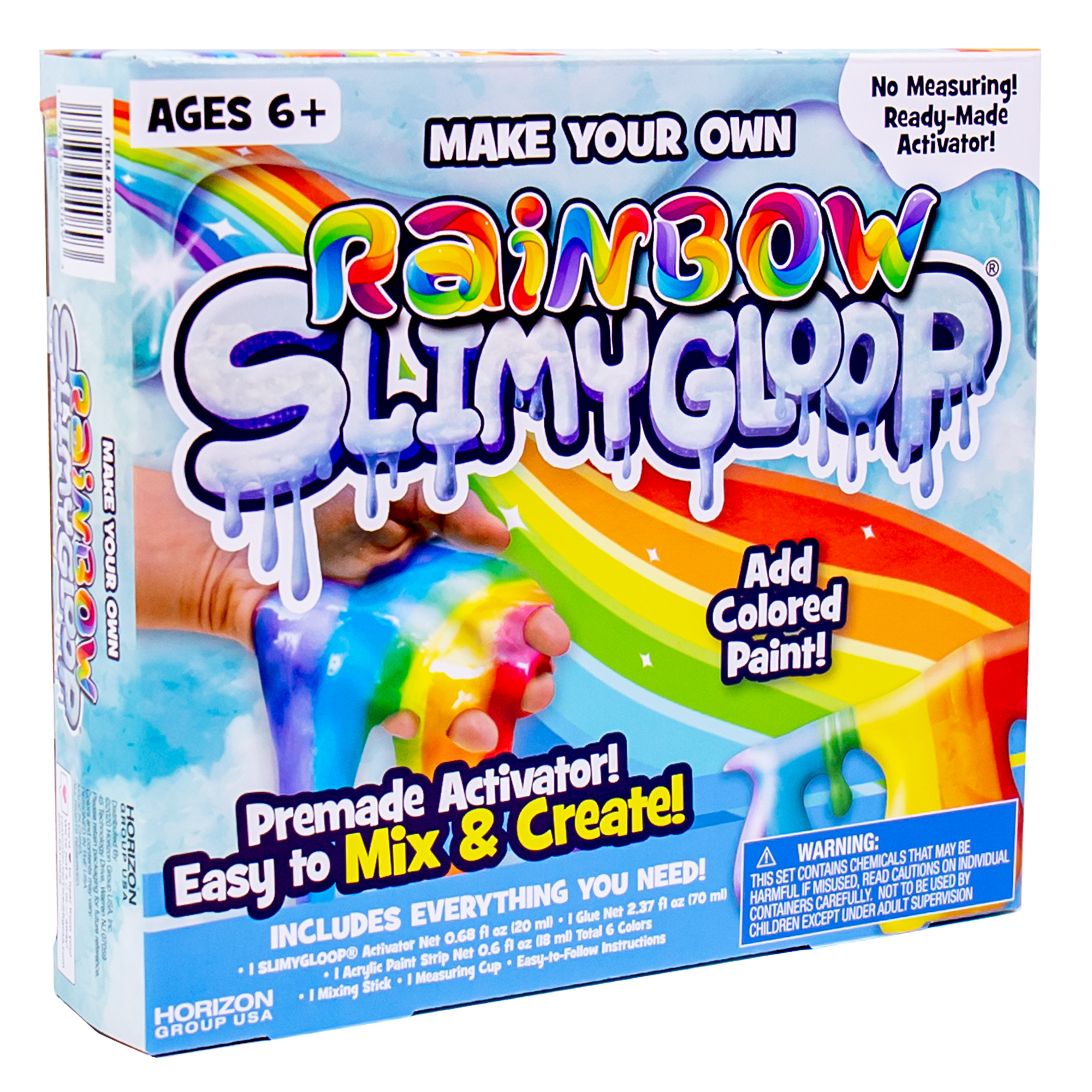 Make Your Own Rainbow Slimygloop