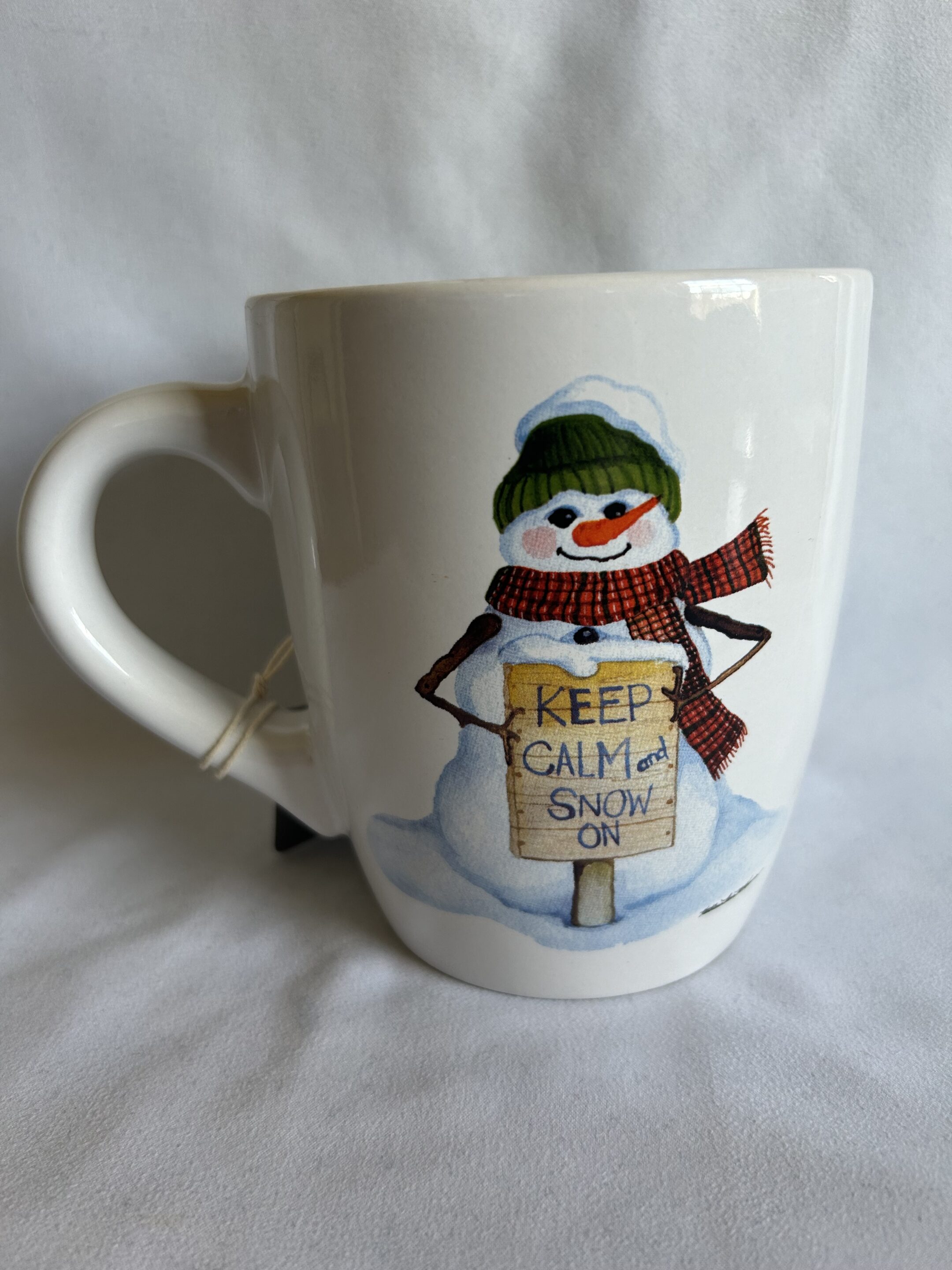 "Keep Calm and Snow On" 25oz Snowman Mug