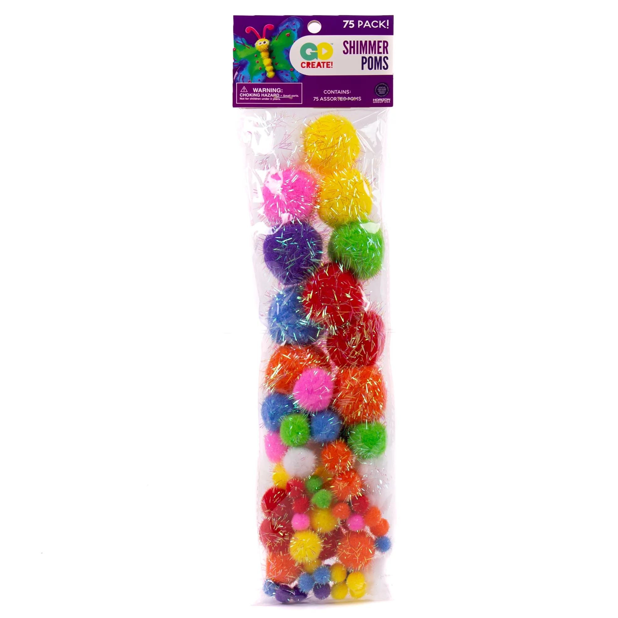 Shimmer Poms 75 Pack