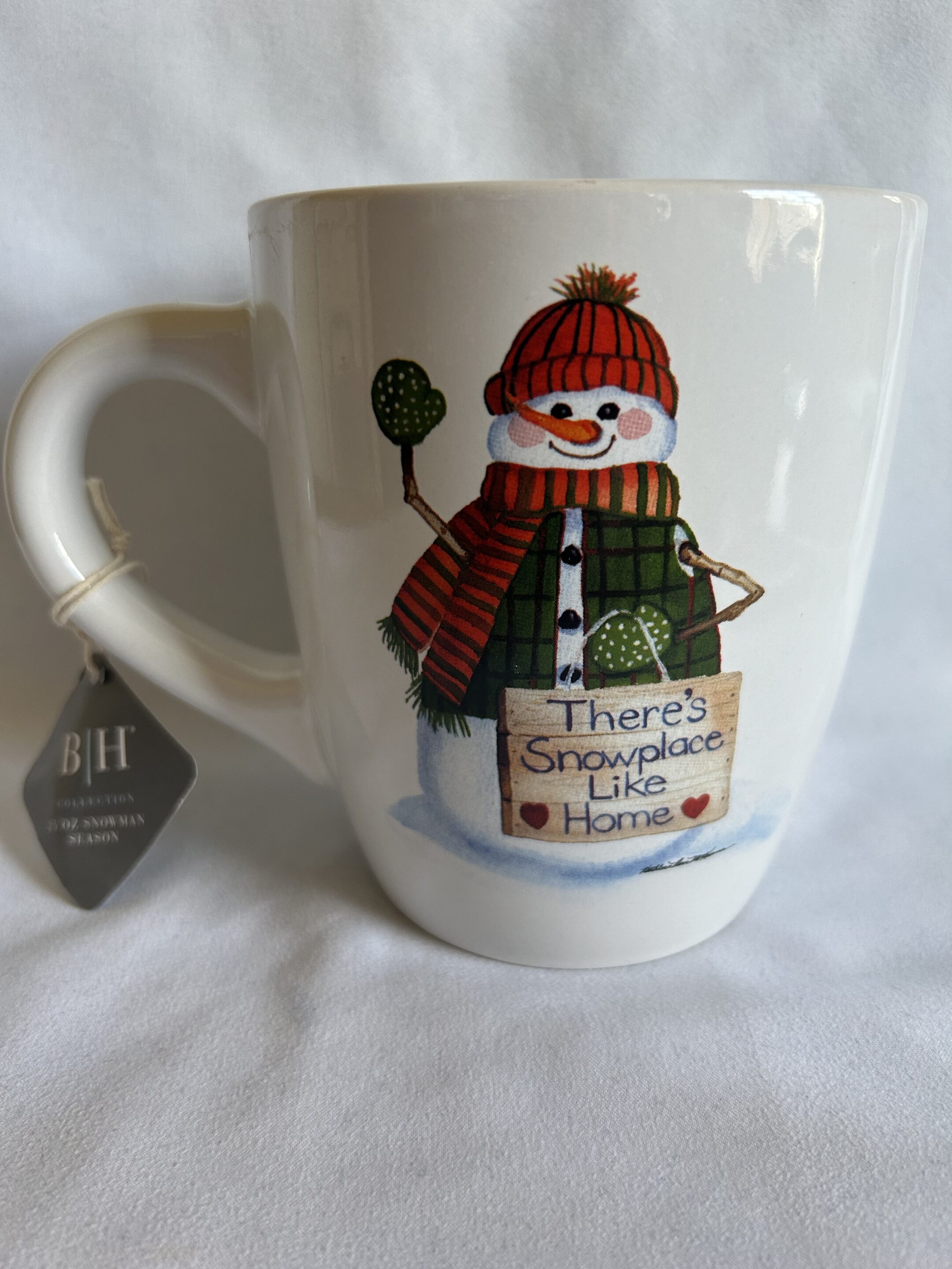 "There's Snowplace Like Home" 25oz Snowman Mug