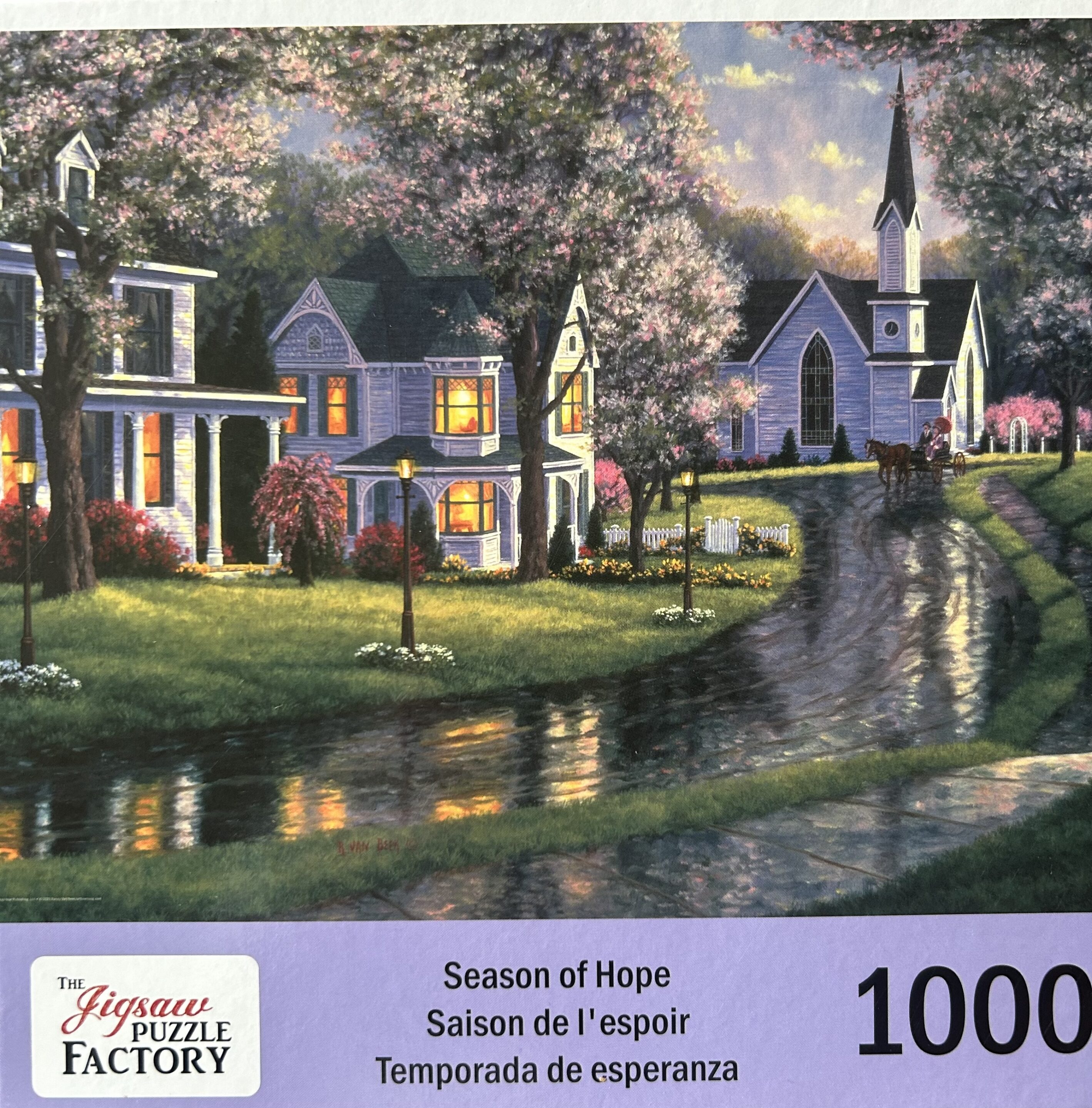 Season of Hope 1000 Piece Puzzle: Artwork by Randy Van Beek | Green ...