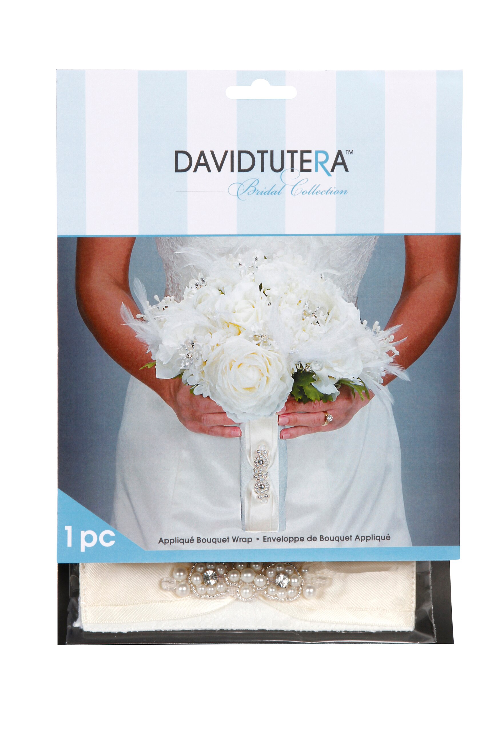 David Tutera Applique Bouquet Wrap