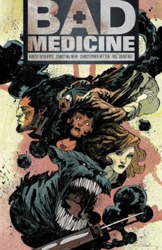 Book cover for Bad Medicine, a graphic novel.