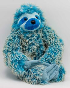 Blue sloth stuffed plush toy from Wild Republic