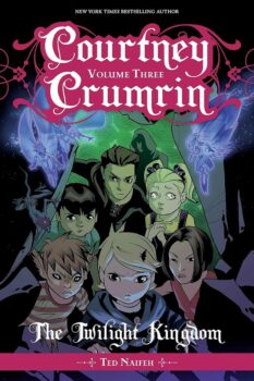 Book cover for Volume 3 of Courtney Crumrin, a graphic novel.