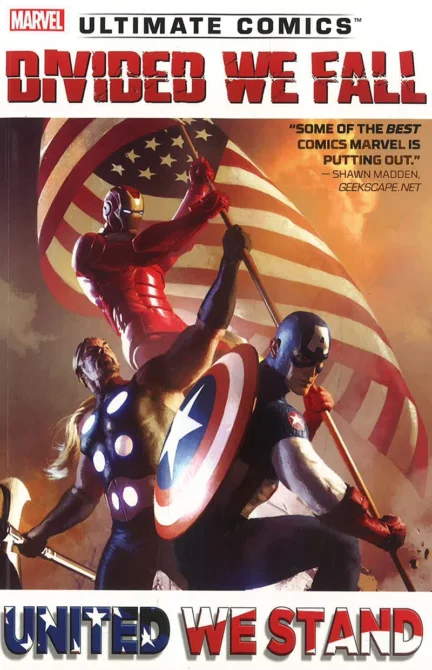 Marvel comic book cover for Divided We Fall