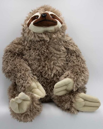Jumbo sloth stuffed plush toy from Wild Republic