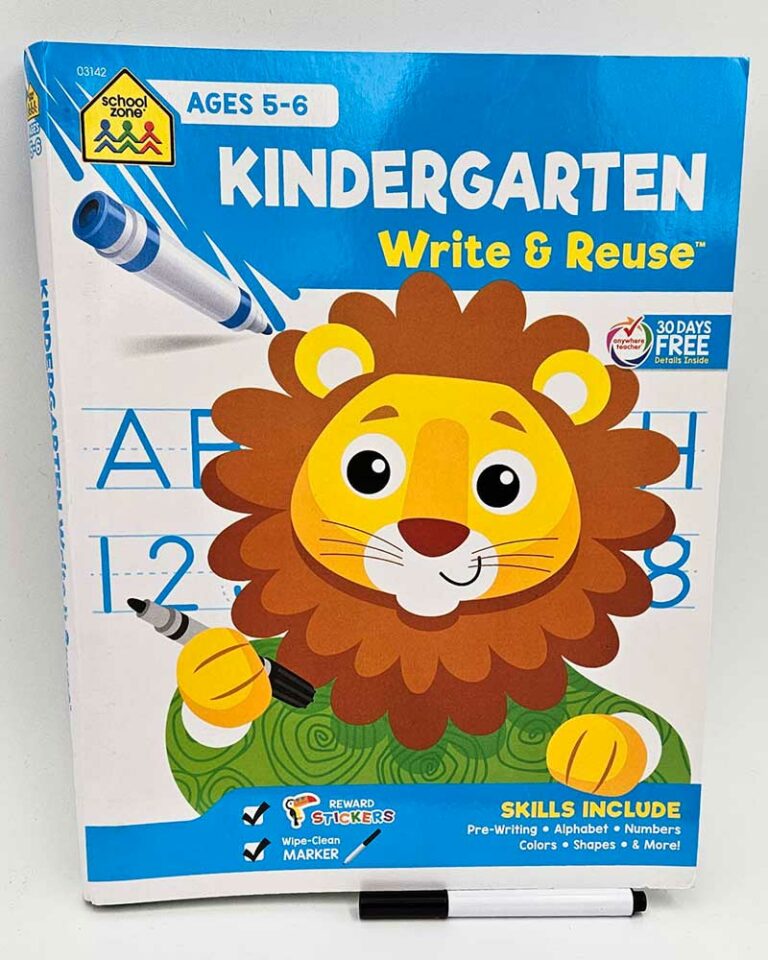 Kindergarten Write & Reuse Workbook Green Valley Book Fair