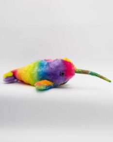 Rainbow Narwhal stuffed plush toy from Wild Republic