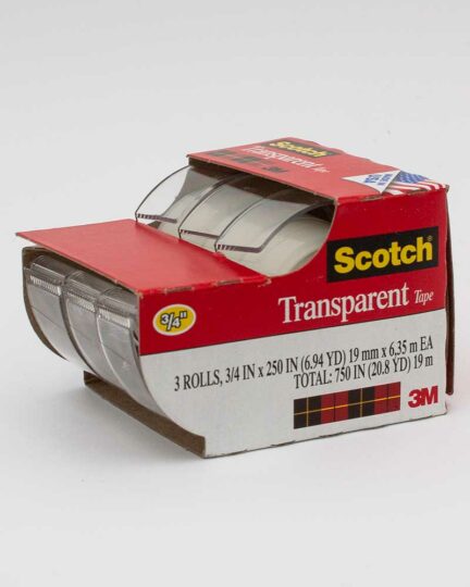 3 pack of Scotch transparent tape