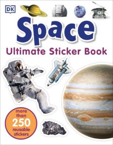 Book cover for Space: Ultimate Sticker Book by DK Publishing