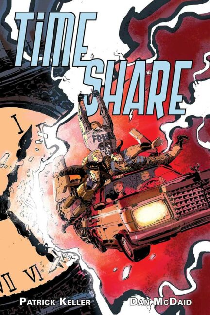 Book cover for the Time Share graphic novel.