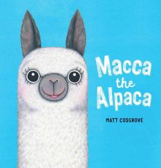 Book cover for Macca the Alpaca by Matt Cosgrove