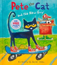 Book cover for Pete the Cat and the New Guy by James and Kimberly Dean