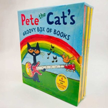 Box set of Pete the Cat books by James and Kimberly Dean