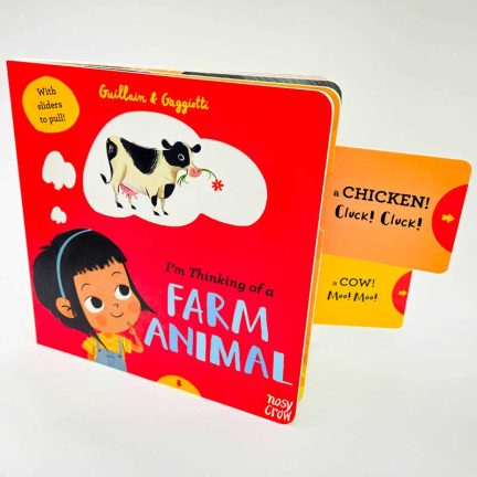 The book I'm Thinking of a Farm Animal by Charlotte and Adam Guillain