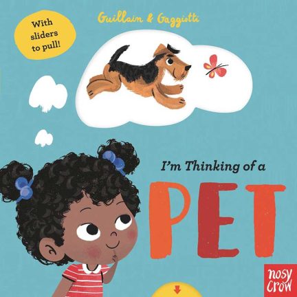 Book cover for I'm Thinking of a Pet by Charlotte and Adam Guillain