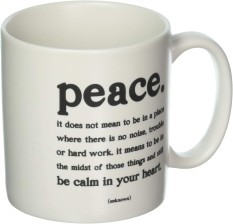 Peace. (Mug)