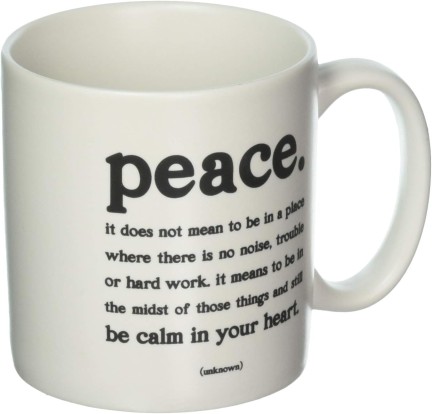 Peace. (Mug)