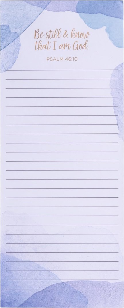 Be still & know that I am God (Notepad)