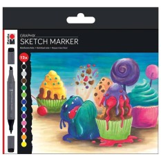 Marabu Sketch Marker set of 12