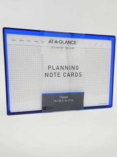AT-A-Glance Planning Note Cards and Acrylic Tray