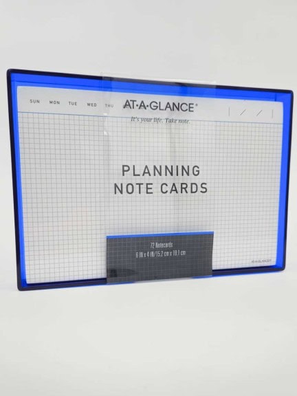 AT-A-Glance Planning Note Cards and Acrylic Tray