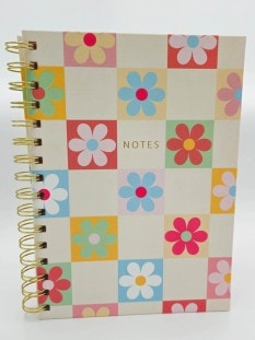 Floral Spiral Notebook