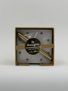 Lit Thoughts Memo Cube and Pen