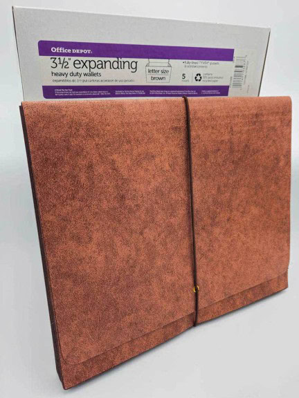 Expanding Heavy-Duty Wallets (5 Count)