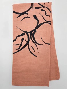 18" x 26" Dish Towel - Peach Print