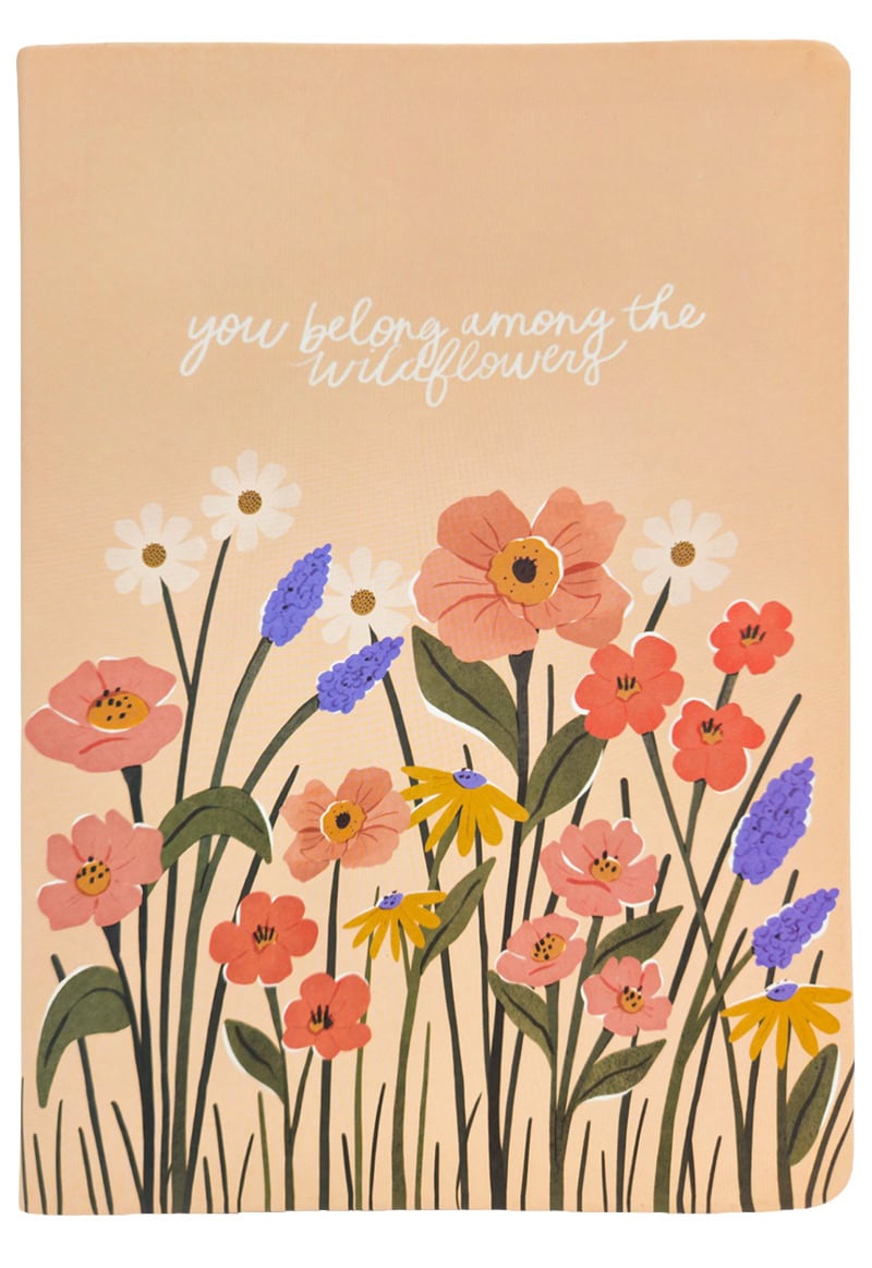 Notes Journal - You Belong Among the Wildflowers