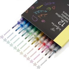 Self-Outline Metallic Markers (12-Pack)