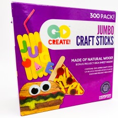 Jumbo Craft Sticks (300 Pack)