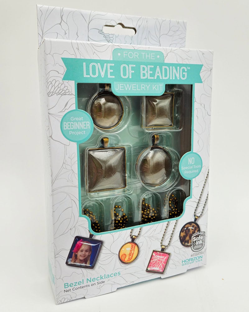 For the Love of Beading - Bezel Necklaces Kit